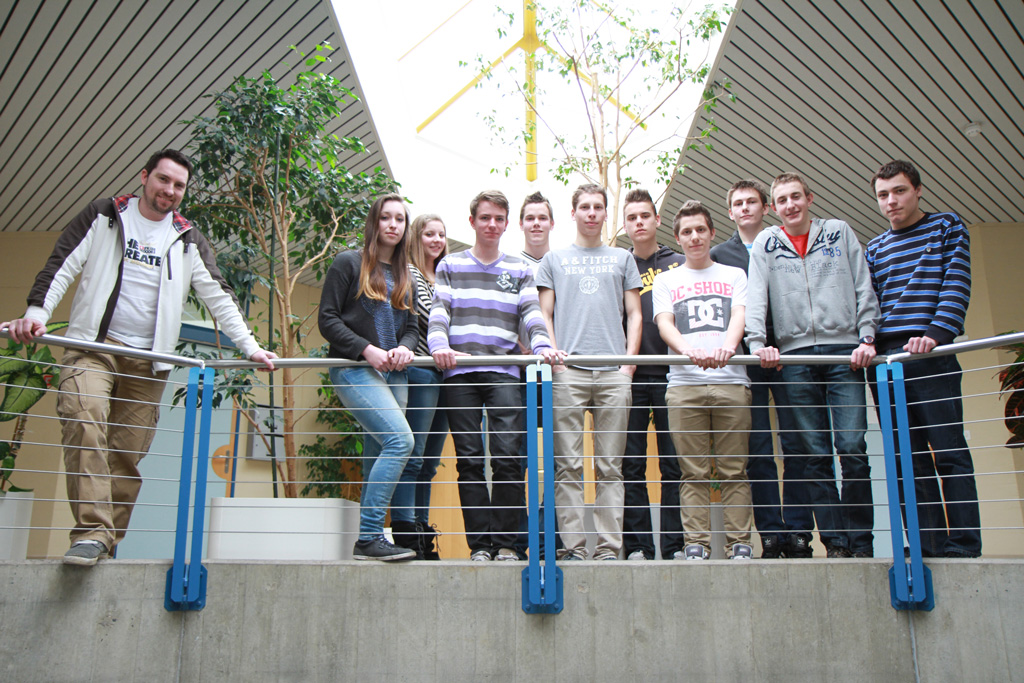 Klassenfoto der IT Generalist-Lehrlinge des zweiten Jahresganges